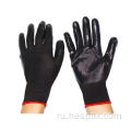 Hespax черный нитрил -покрытый безопасные механики рабочие перчатки